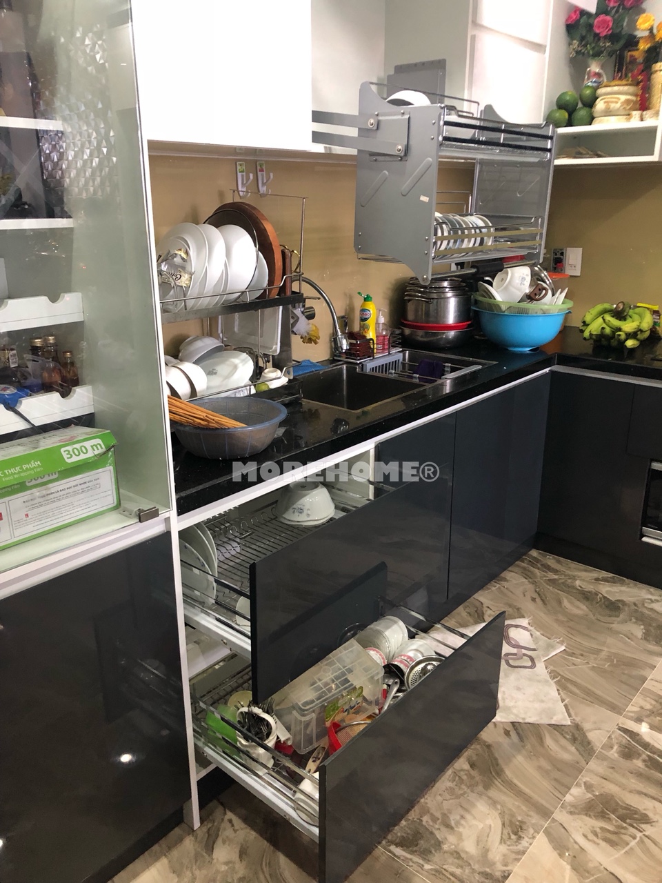 phụ kiện inox tủ bếp